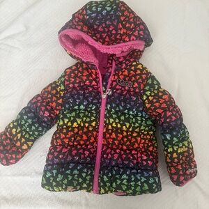 Skechers Rainbow Heart Kids Jacket